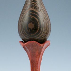 Hair Stick of Bloodwood and Wenge