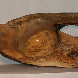spalted gum winged bowl