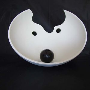 Contemporary carved bowl.