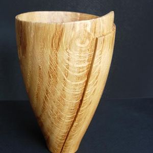 Small oak vase