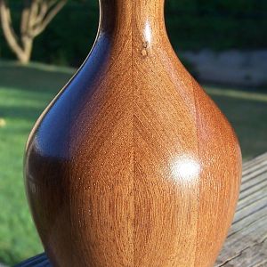 Bud Vase made from fencing cutoffs