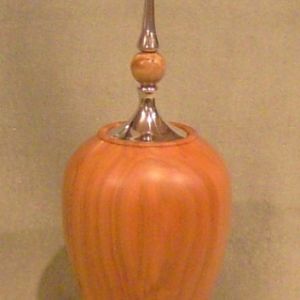 Cherry Vase with Finial