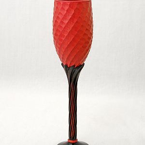 Pink Champagne Glass
