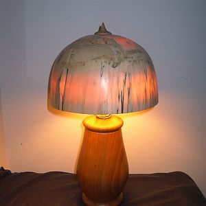 Turned Lampshade