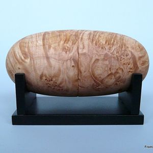 quilted burr maple box