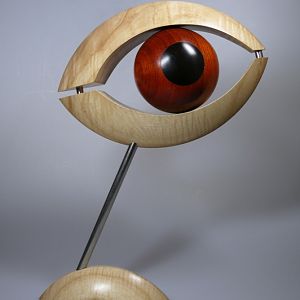 Woodturner is watching you