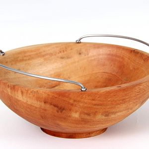 Ellipti-bowl with stainless steel tube railing