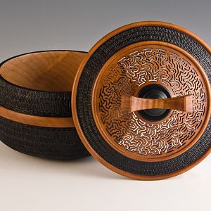 Oriental Basket Lid Detail