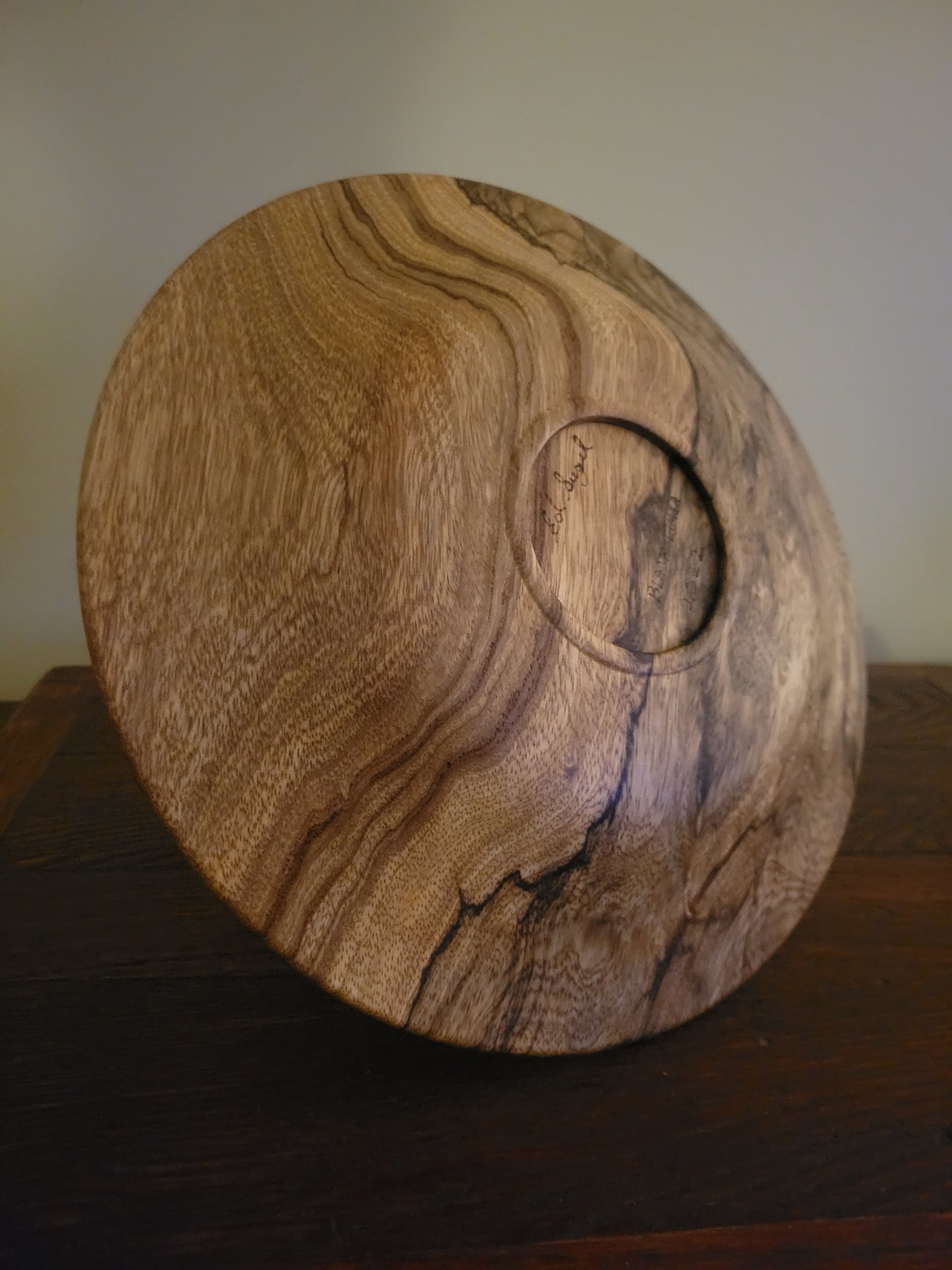 11" Black Limba ogee bowl