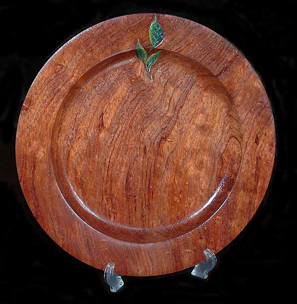 16" Bubinga Platter w/Carving