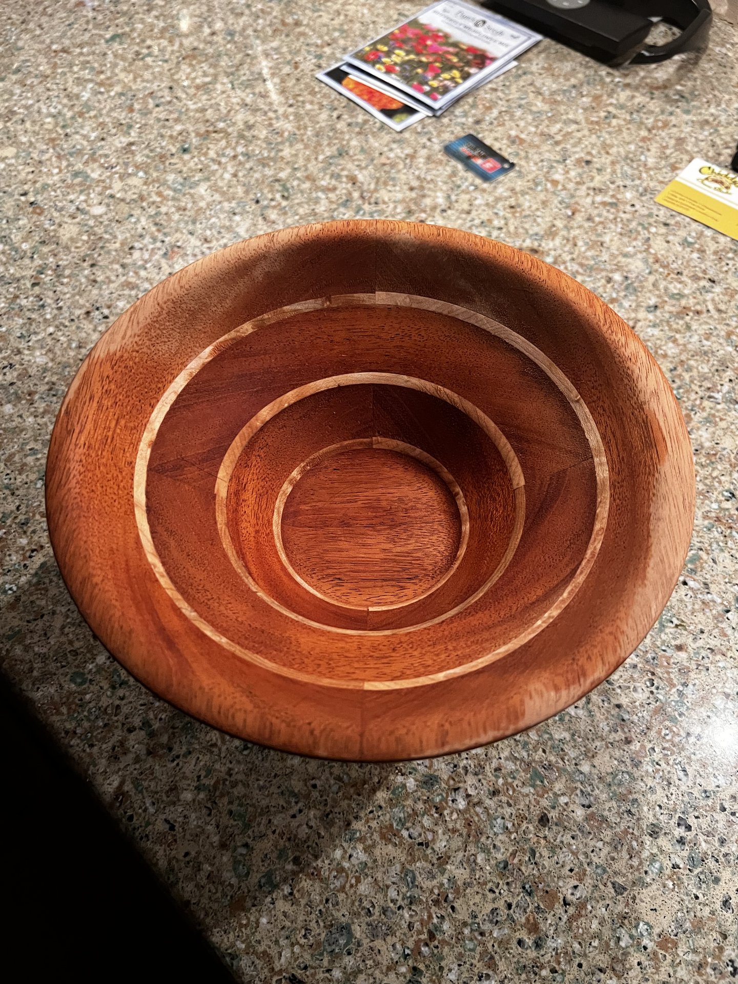 A ringed bowl