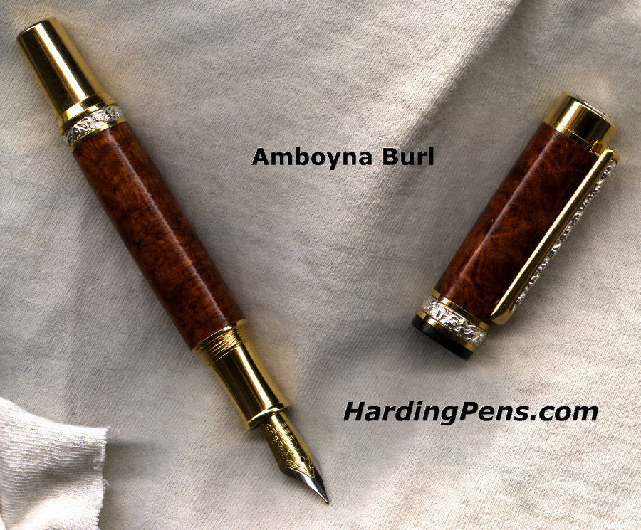Amboyna Burl Fountain Pen