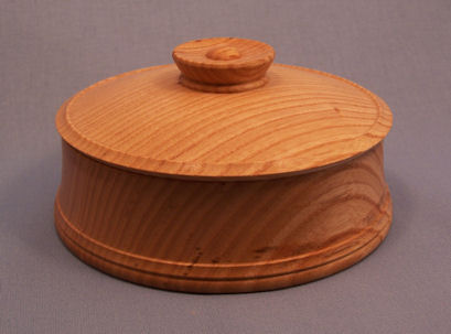 Ash Raffan Style Lidded Bowl (2nd Attempt)