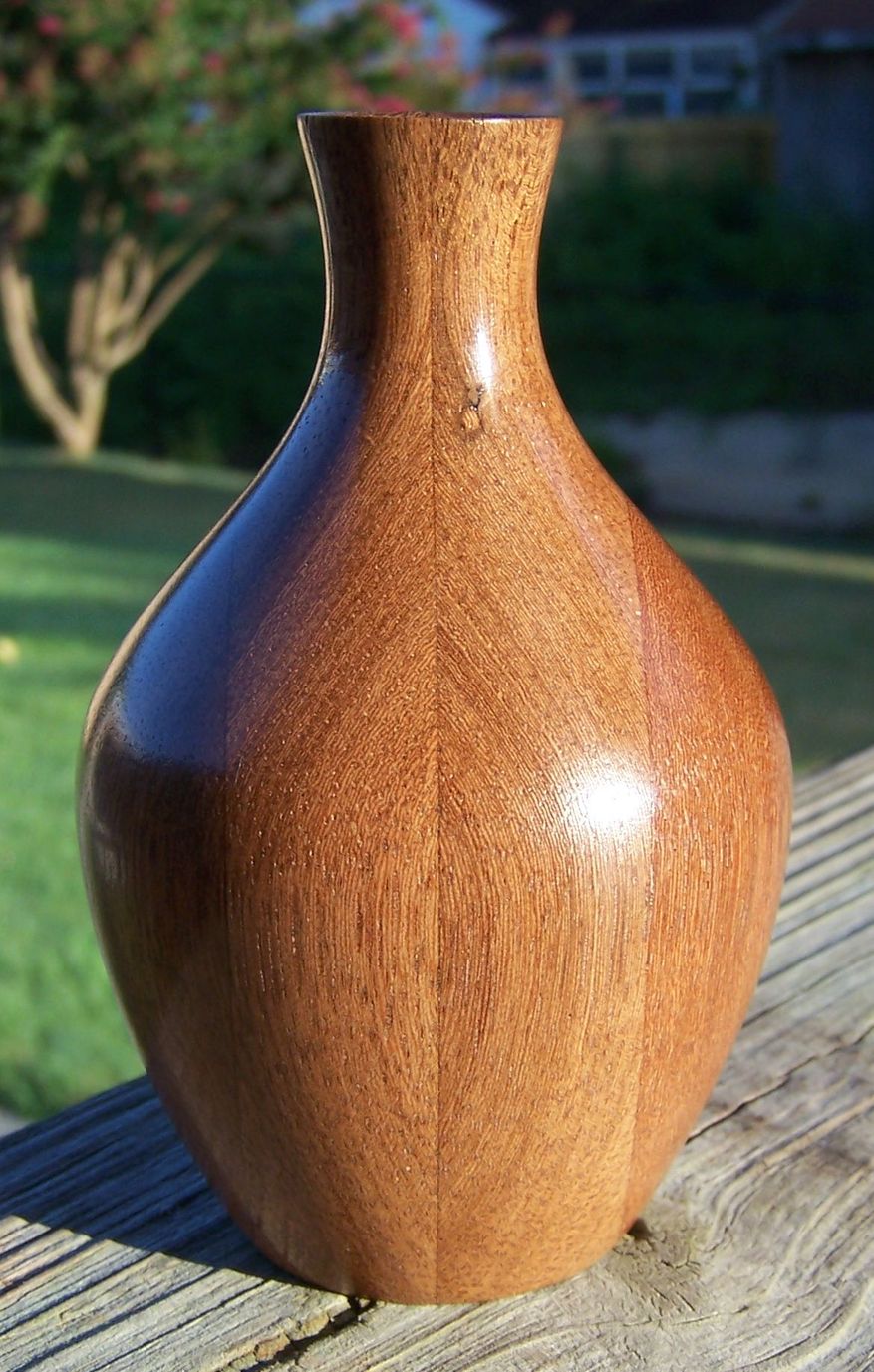 Bud Vase made from fencing cutoffs
