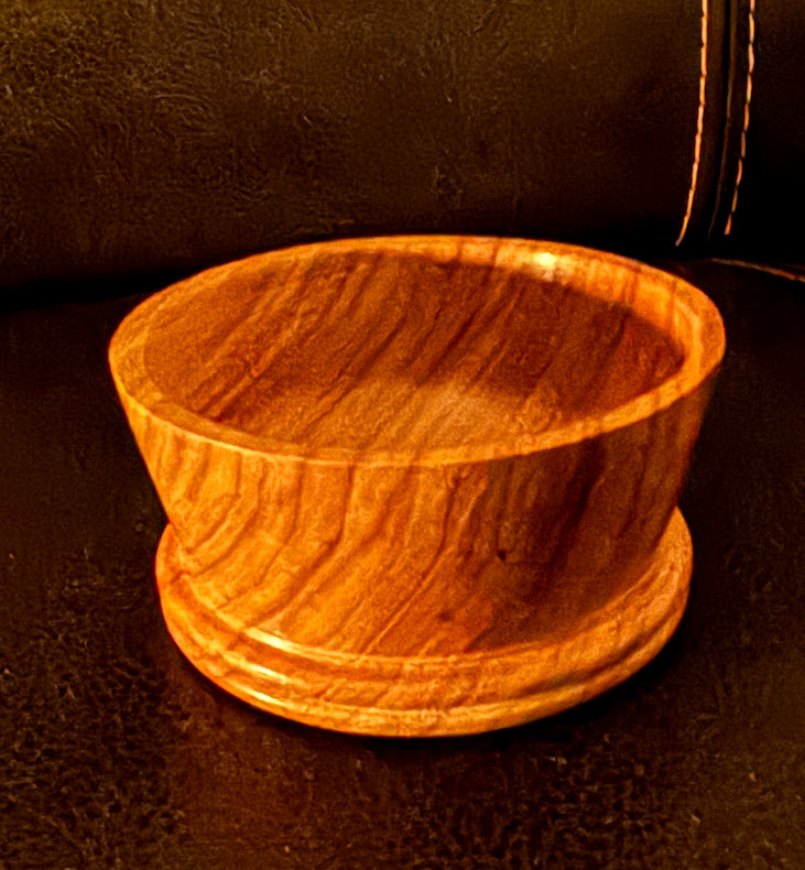 Canarywood bowl
