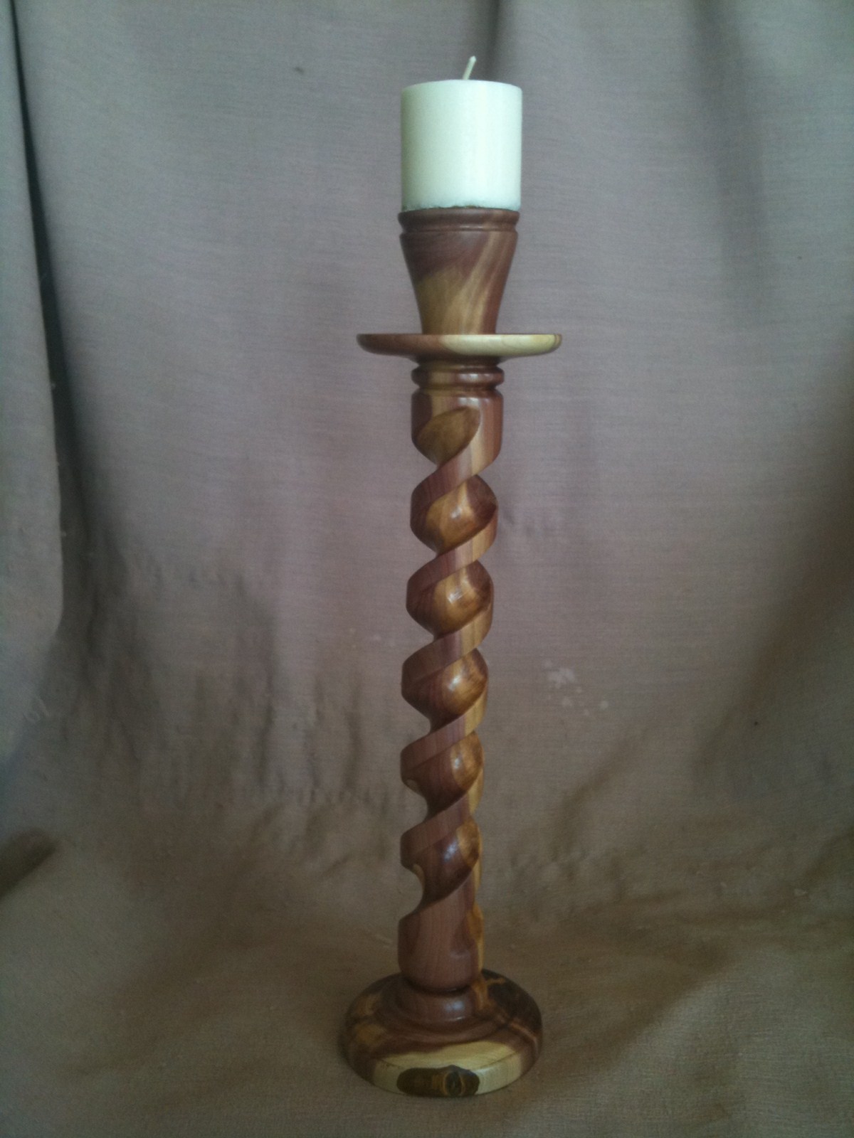 Cedar Candle Stick