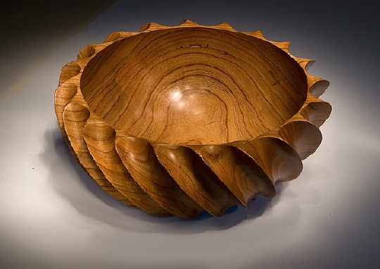 Cherry fluted bowl