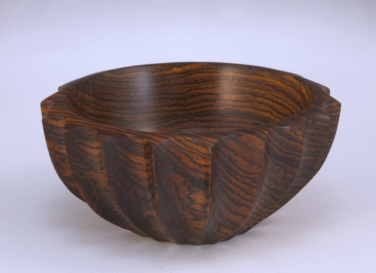 Cocobolo Fluted Bowl