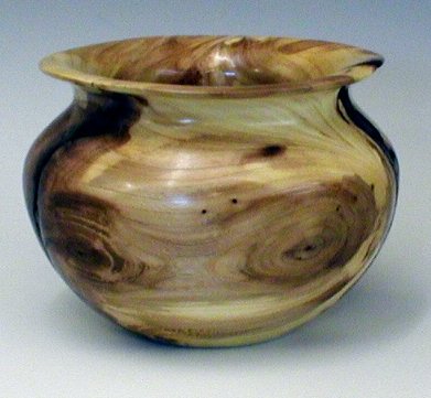 Elm Crotch Wood Pot
