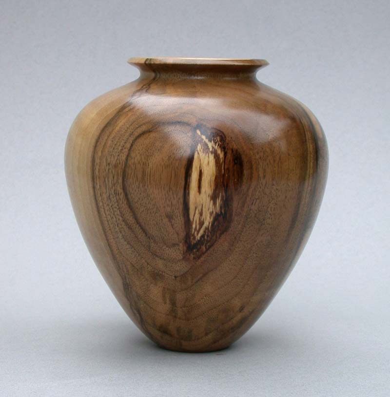 English Walnut Vase