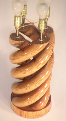Four spiral lamp