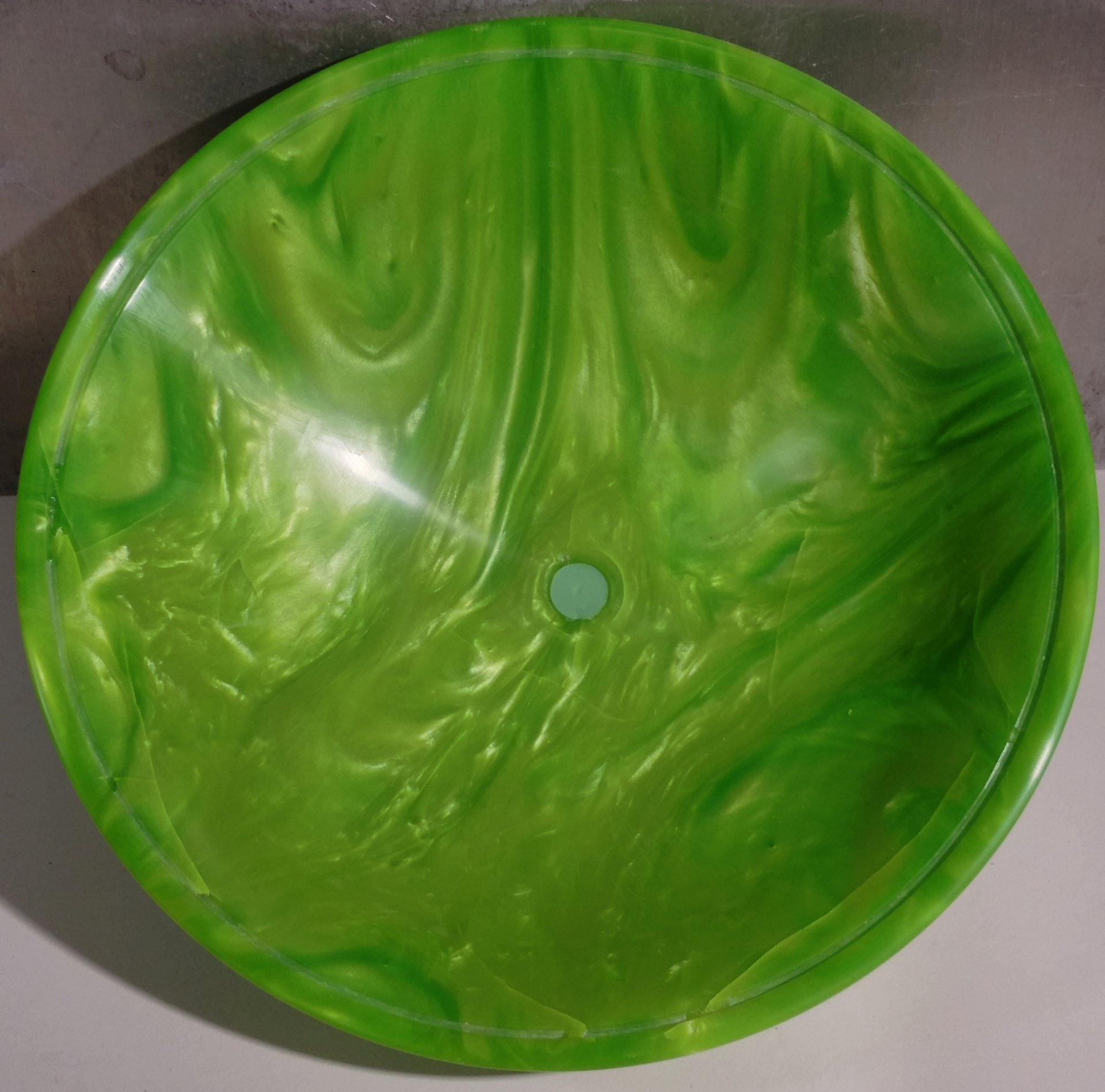Green Acrylic Bowl