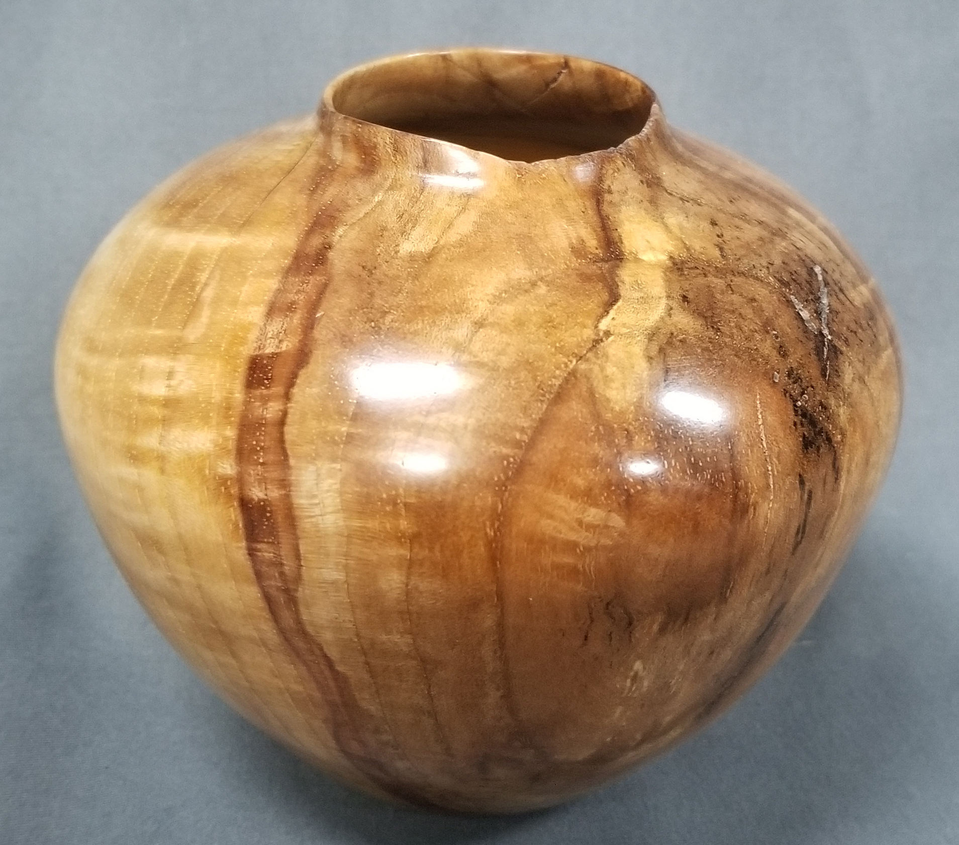 Hickory Burl Hollow Form