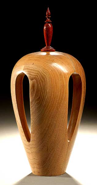 Hickory inside-out vessel