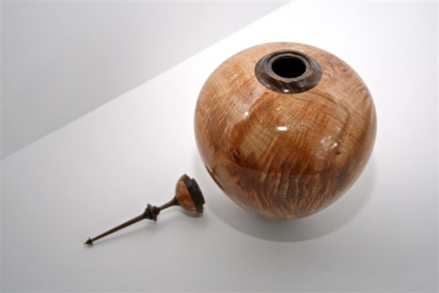 Hollow Form with Lid removed