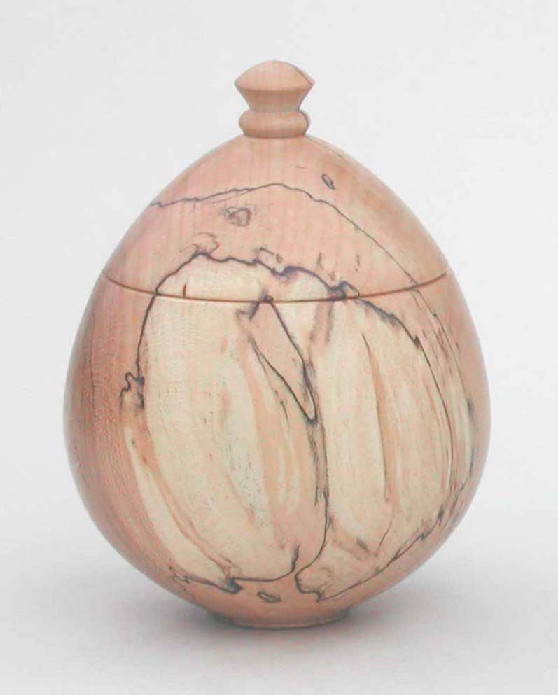 LIdded Box, spalted maple