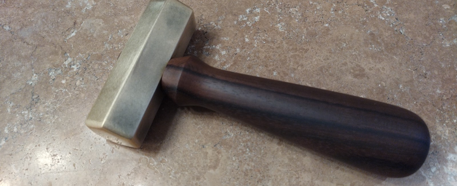 Machinist rosewood with brass head mallet