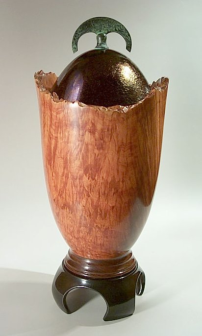 Madrone and Glass Vessel