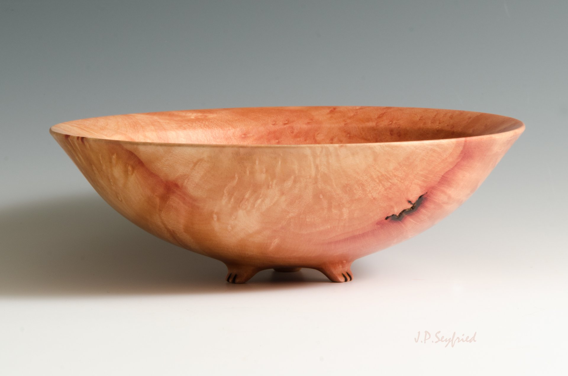 Madrone Burl Footed bowl