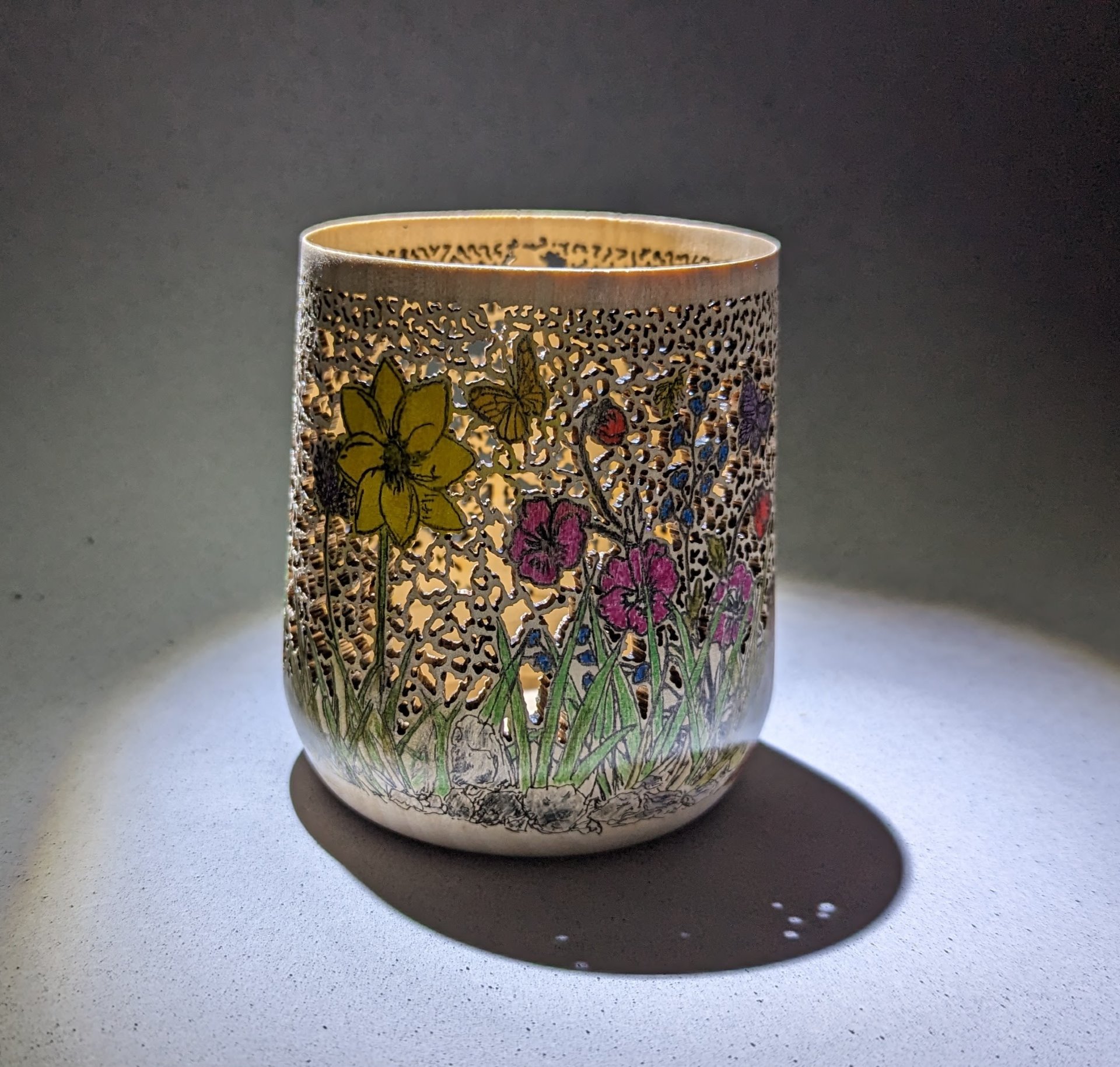 Madrone Meadow Luminary view with spotlight