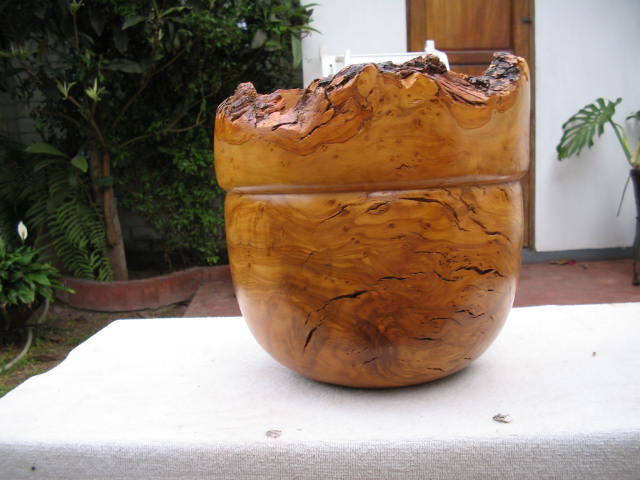mantel piece in olive wood