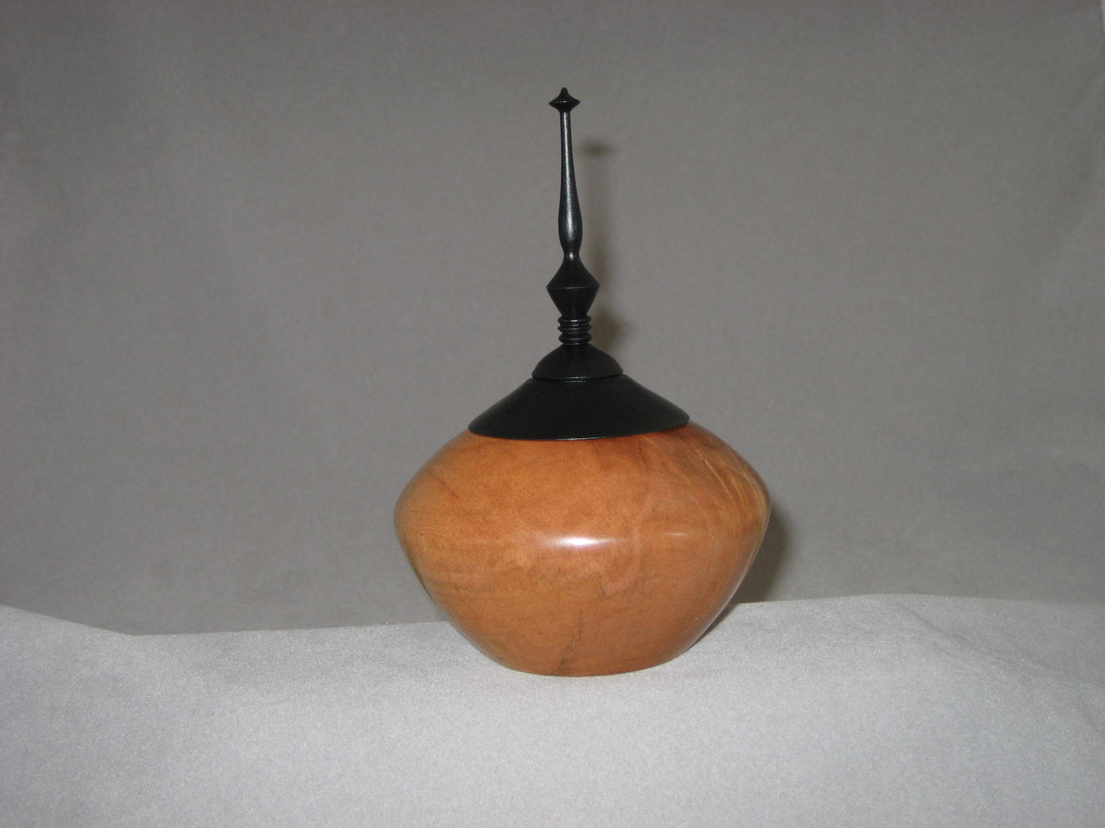 Maple box with finial