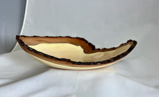Maple natural edge bowl. (2 of 2)