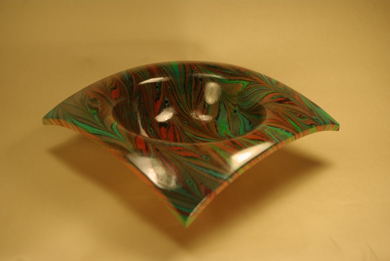 Marbled Square bowl