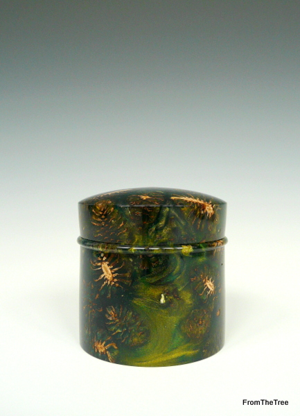 mini pine cone hybrid resin box