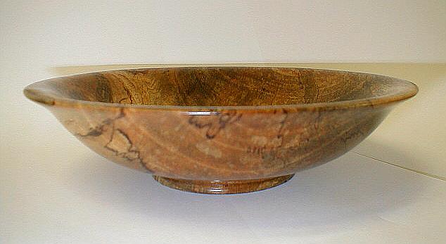 Ogee Bowl - Spalted Mahogany
