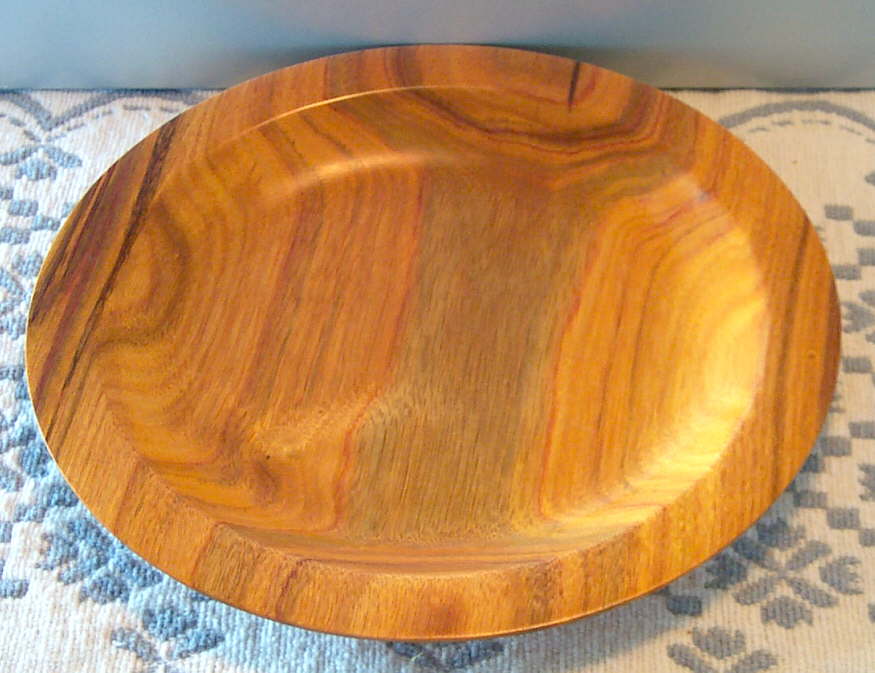 Red Canarywood plate