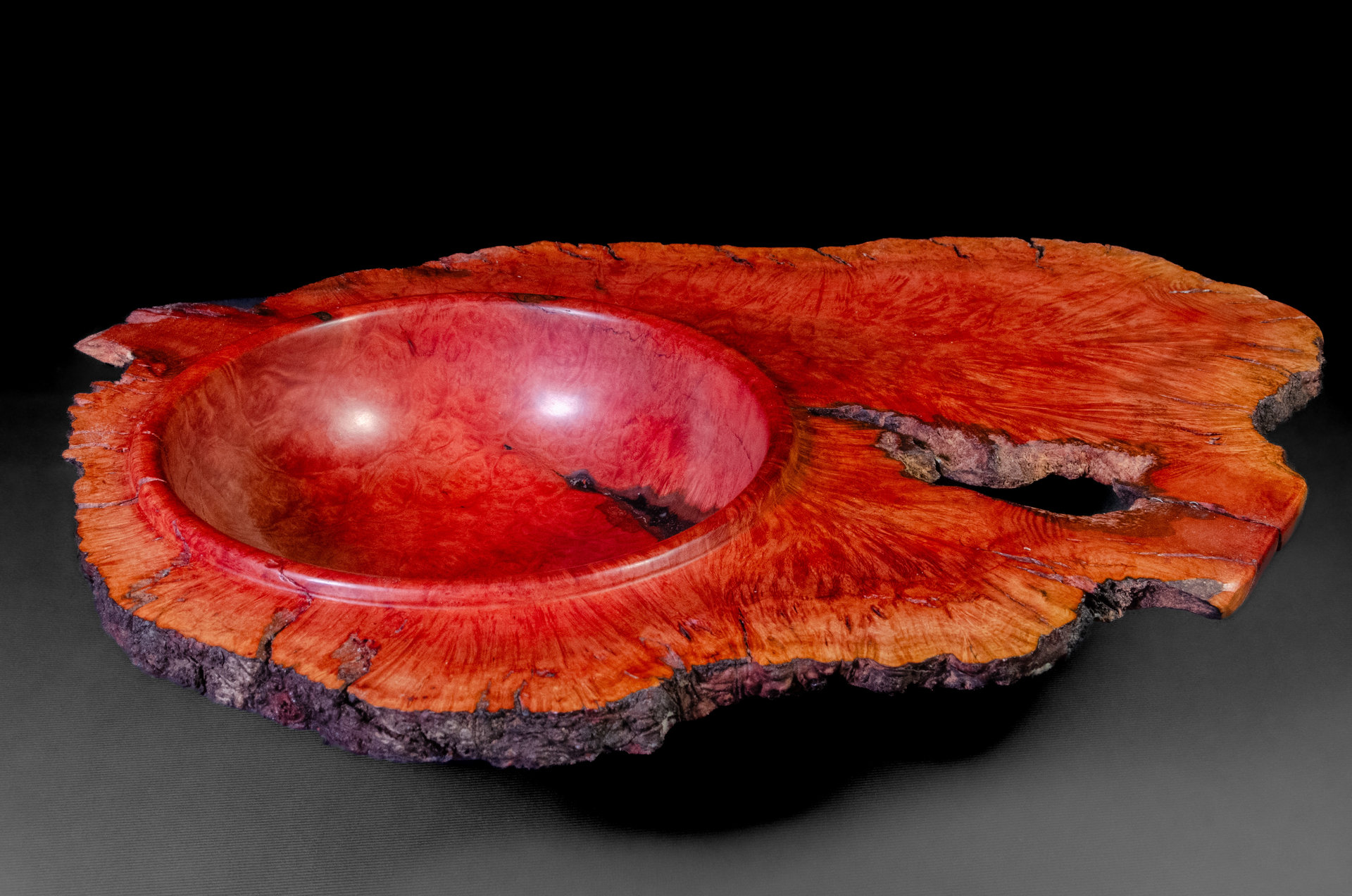 Red Winged Burl Bowl