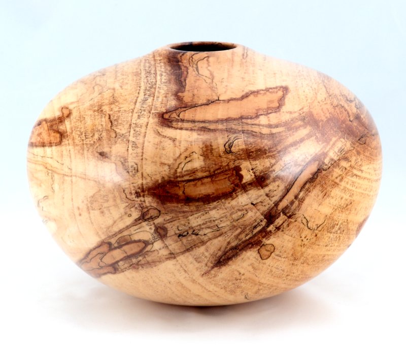 Spalted Ambrosia Maple Hollow Form