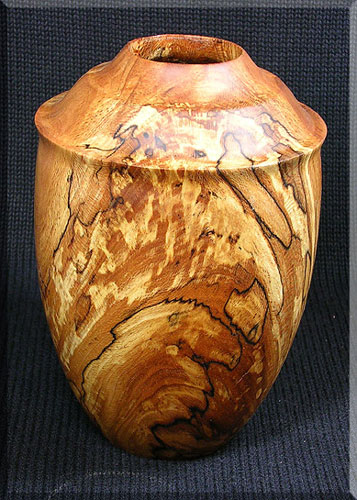 Spalted American Sycamore Crotch Hollow Form