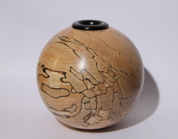 spalted beech hollow form