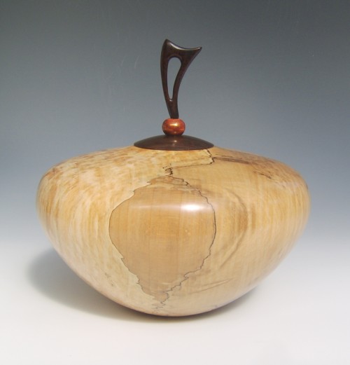 Spalted Beech lidded form