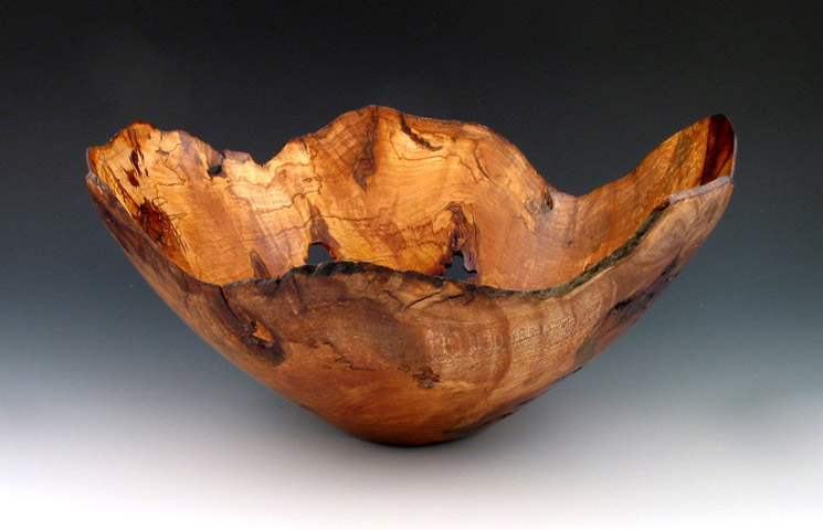 Spalted Maple Burl Bowl - 481