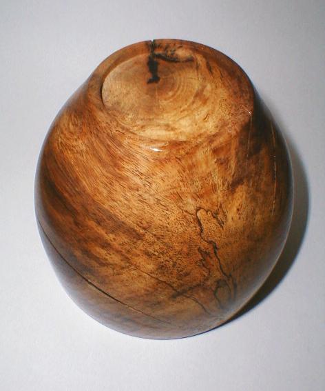 Spalted Persimmon Vessel Bottom