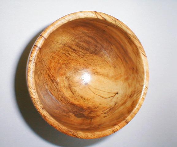 Spalted Persimmon Vessel Inside