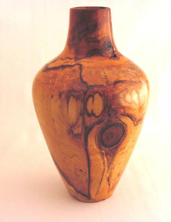 Spalted Poplar Hollow Form